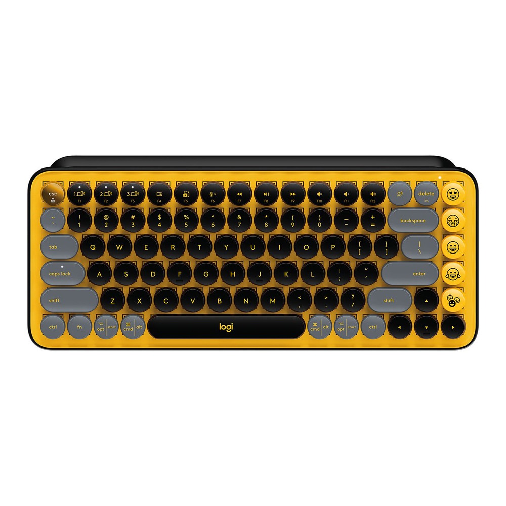 Клавиатура Logitech POP Keys, желтая
