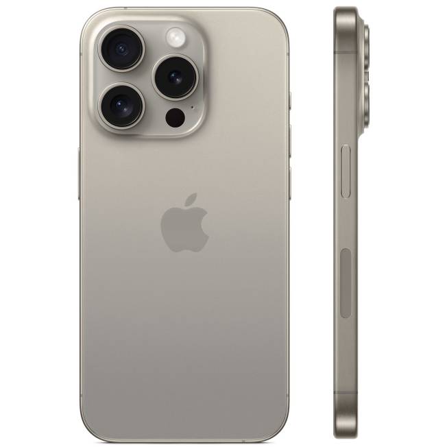 Фото — Apple iPhone 15 Pro 2SIM, 256 Гб, «титановый бежевый»