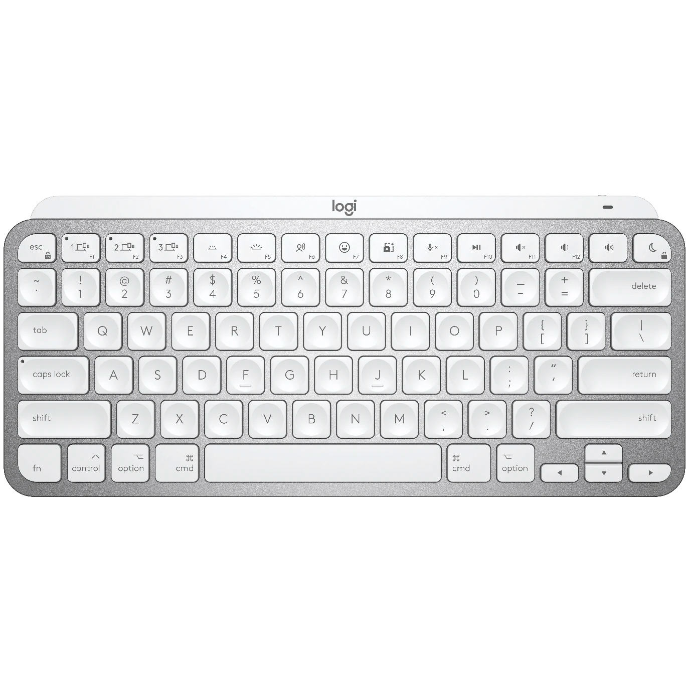 Фото — Клавиатура Logitech Wireless MX Keys Mini for Mac, серый