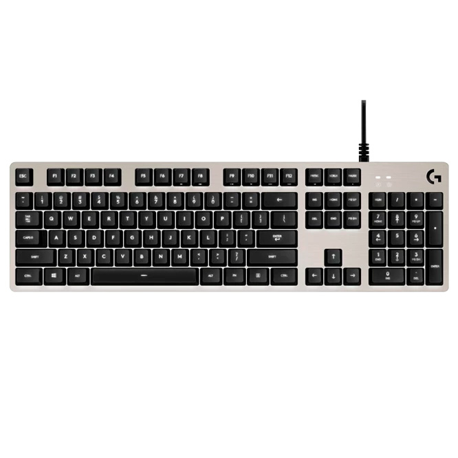 Фото — Клавиатура Logitech Gaming Keyboard G413 Mechanical, 1.8м, серебристый