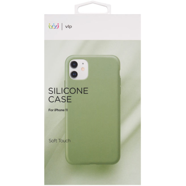 Фото — Чехол для смартфона vlp Silicone Сase для iPhone 11, светло-зеленый