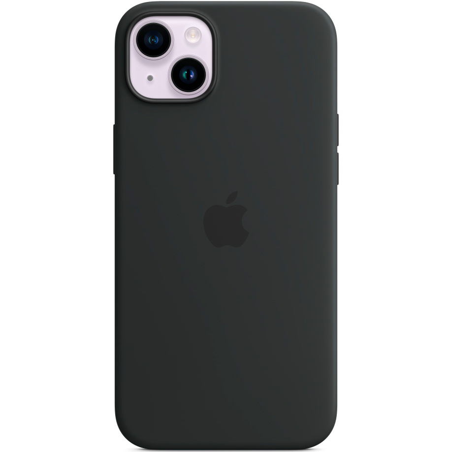 Фото — Чехол для смартфона iPhone 14 Plus Silicone Case with MagSafe, «темная ночь»
