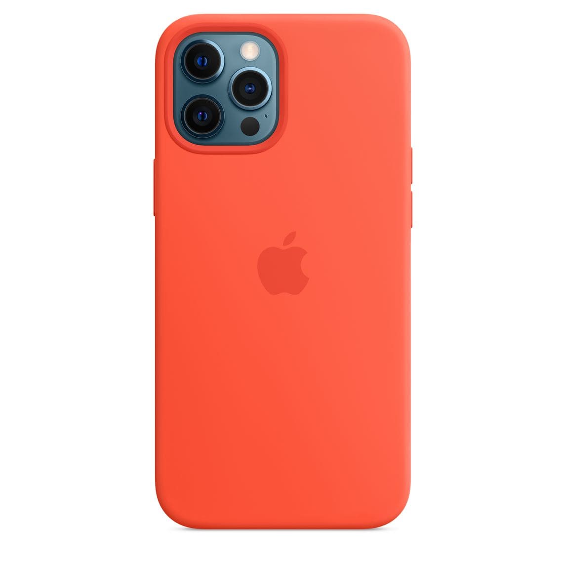 Фото — Чехол для смартфона Apple MagSafe для iPhone 12 Pro Max, cиликон, «солнечный апельсин»