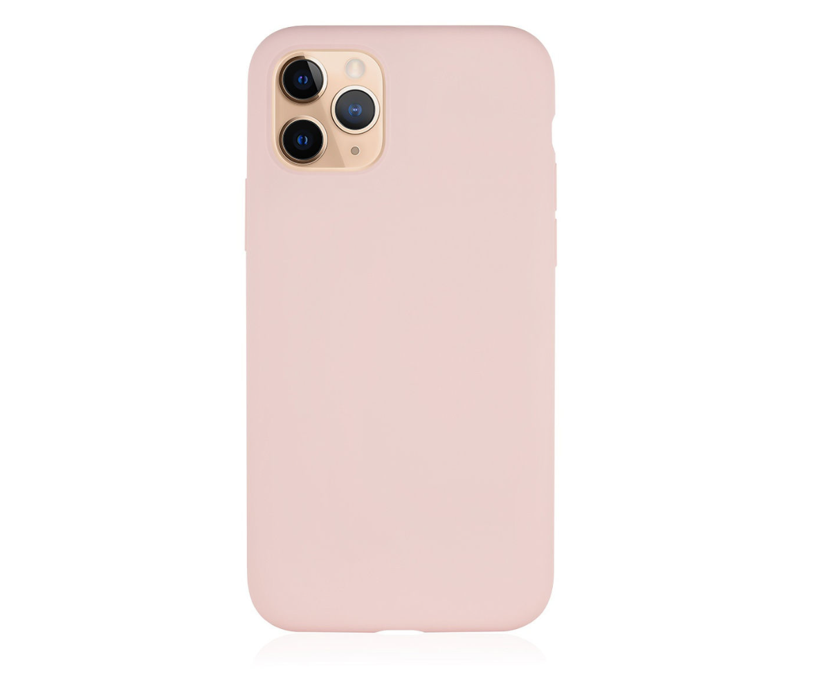 Фото — Чехол защитный vlp Silicone Сase для iPhone 11 Pro, светло-розовый
