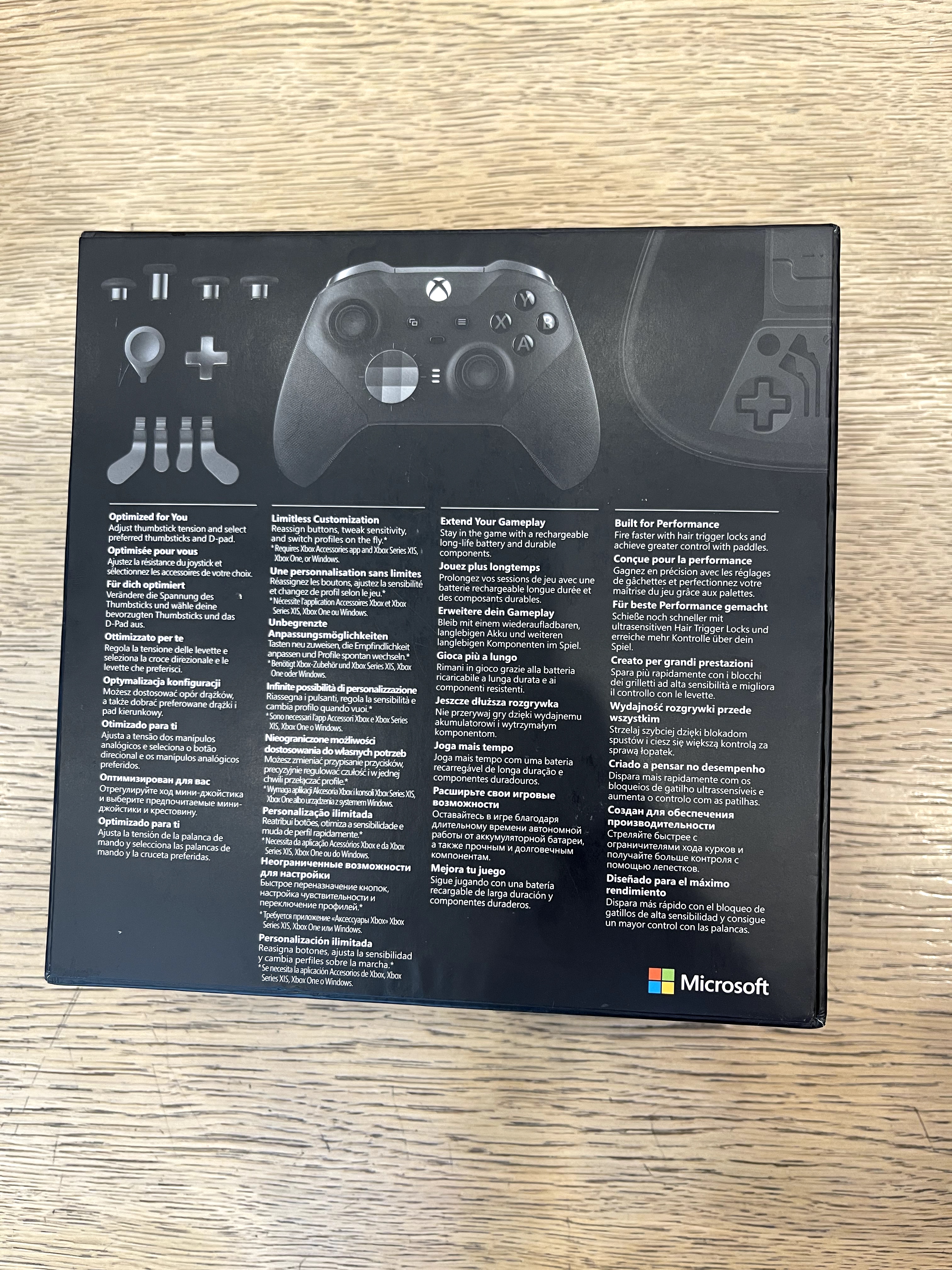 Фото — Геймпад Microsoft Xbox Elite Wireless Controller Series 2, черный (уценка)