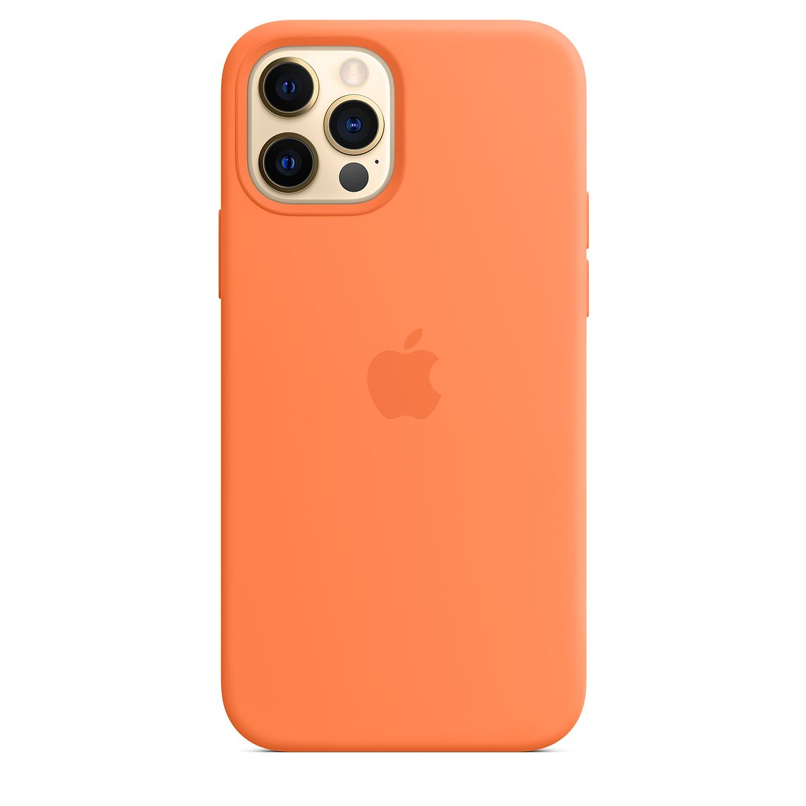 Фото — Чехол для смартфона Apple MagSafe для iPhone 12/12 Pro, cиликон, «кумкват»