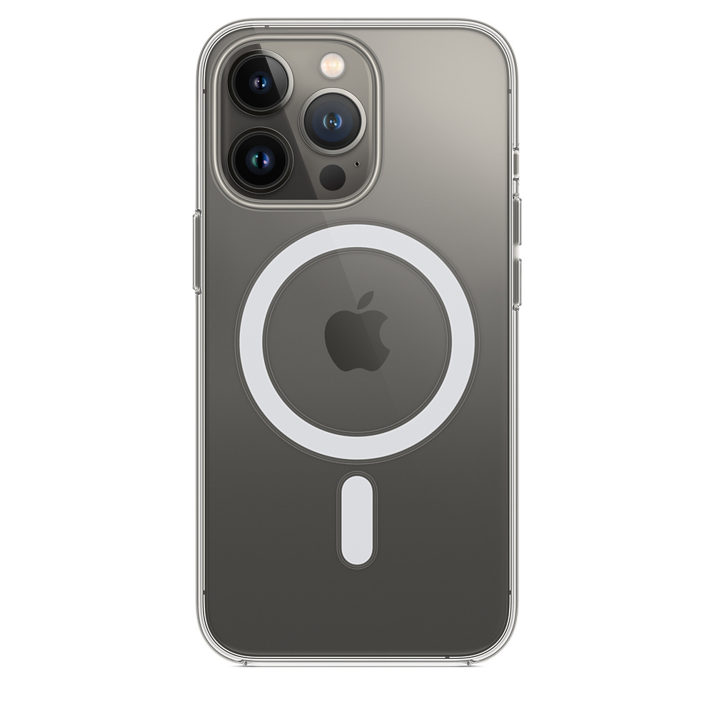 Фото — Чехол для смартфона MagSafe для iPhone 13 Pro, прозрачный
