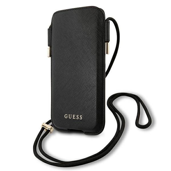 Фото — Чехол для смартфона Guess для смартфонов Pouch PU Saffiano 4G (6.1), черный