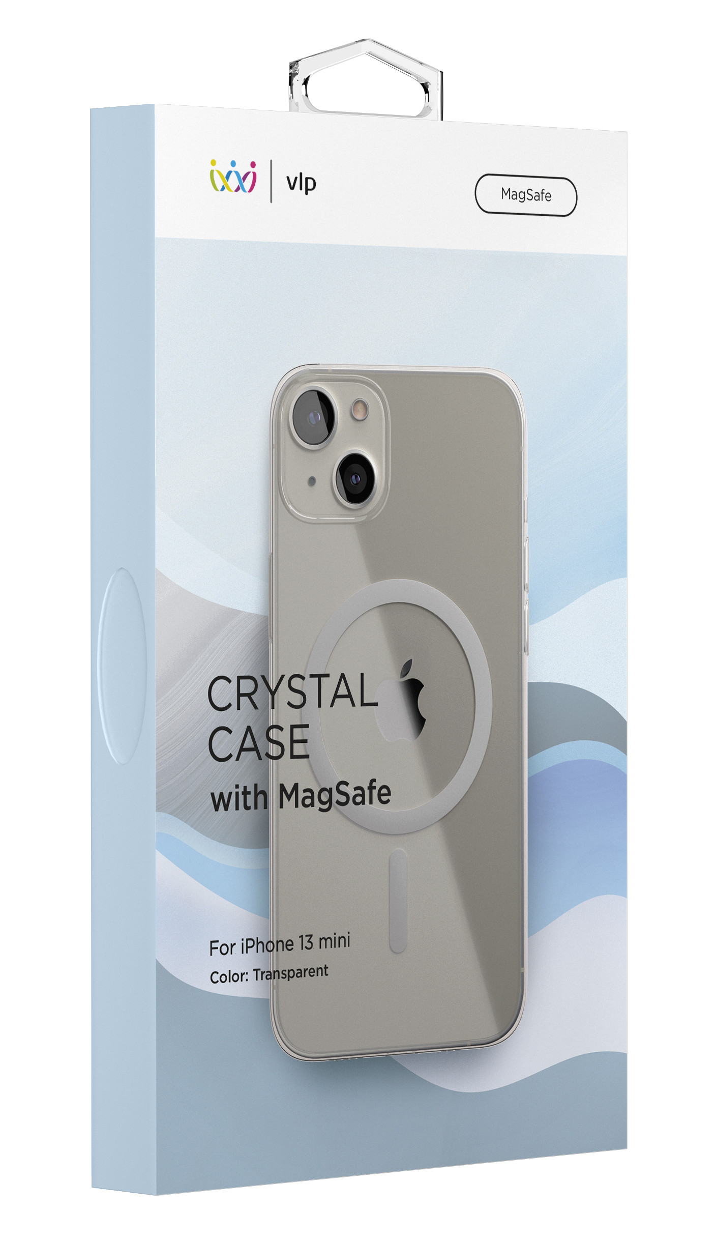 Фото — Чехол для смартфона vlp Silicone case with MagSafe для iPhone 13 mini, прозрачный