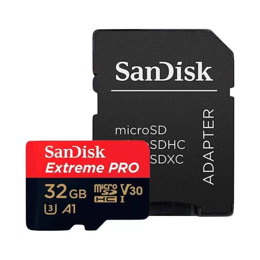 Фото — Карта памяти SanDisk Extreme Pro Micro SDHC + SD Adapter, 32 Гб