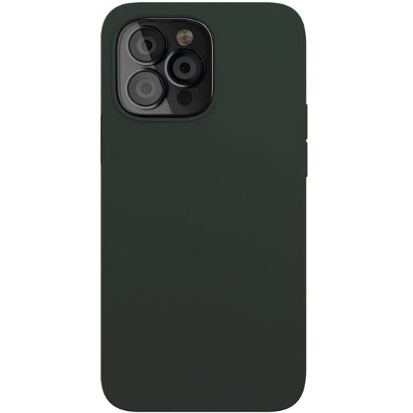 Фото — Чехол для смартфона vlp Silicone case with MagSafe для iPhone 13 Pro, темно-зеленый