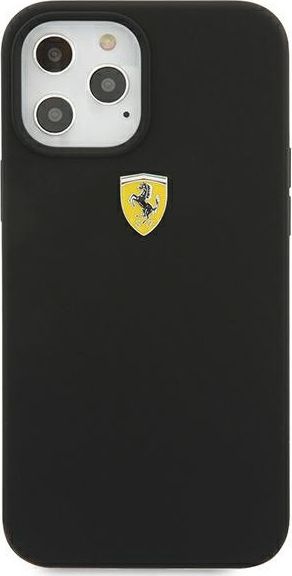 Фото — Чехол Ferrari On-Track Liquid для iPhone 12/12 Pro, черный
