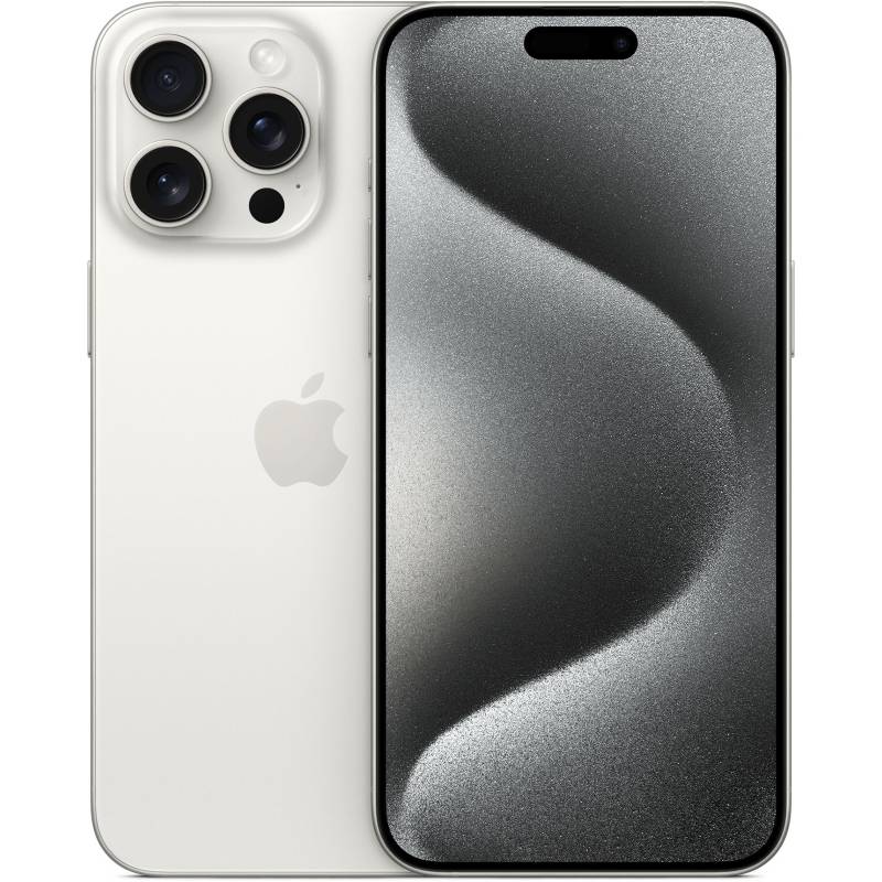 Фото — Apple iPhone 15 Pro Max 2SIM, 256 Гб, «титановый белый»