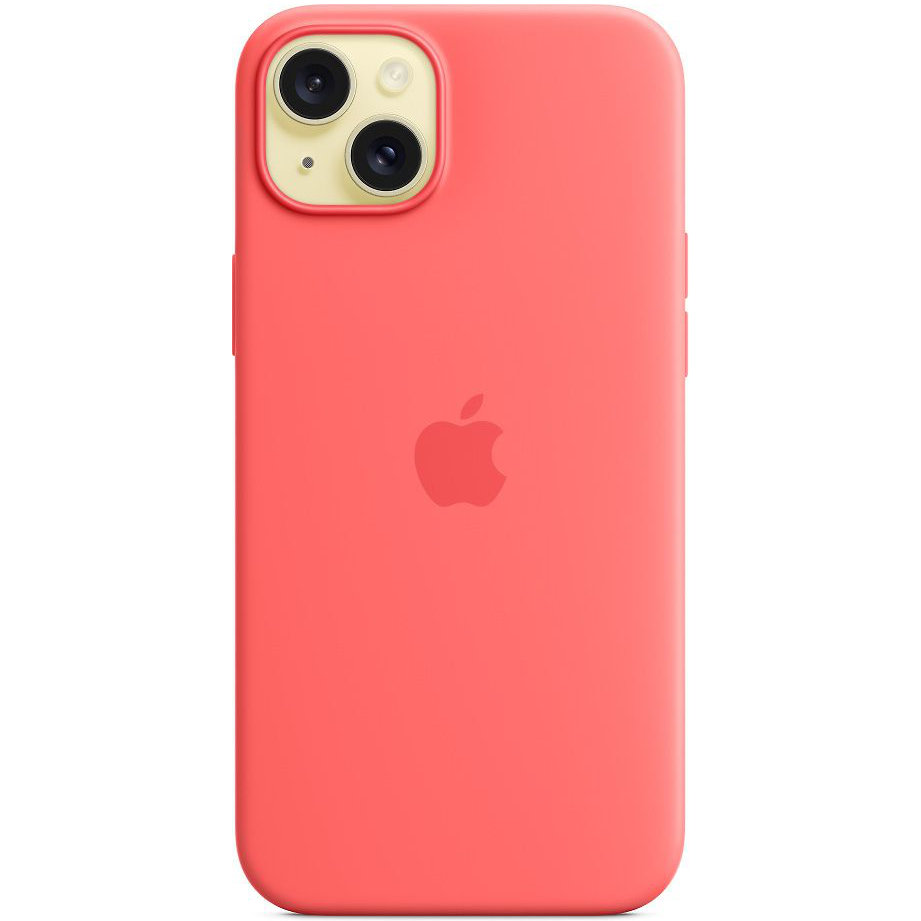 Фото — Чехол для смартфона iPhone 15 Plus Silicone Case with MagSafe, Guava