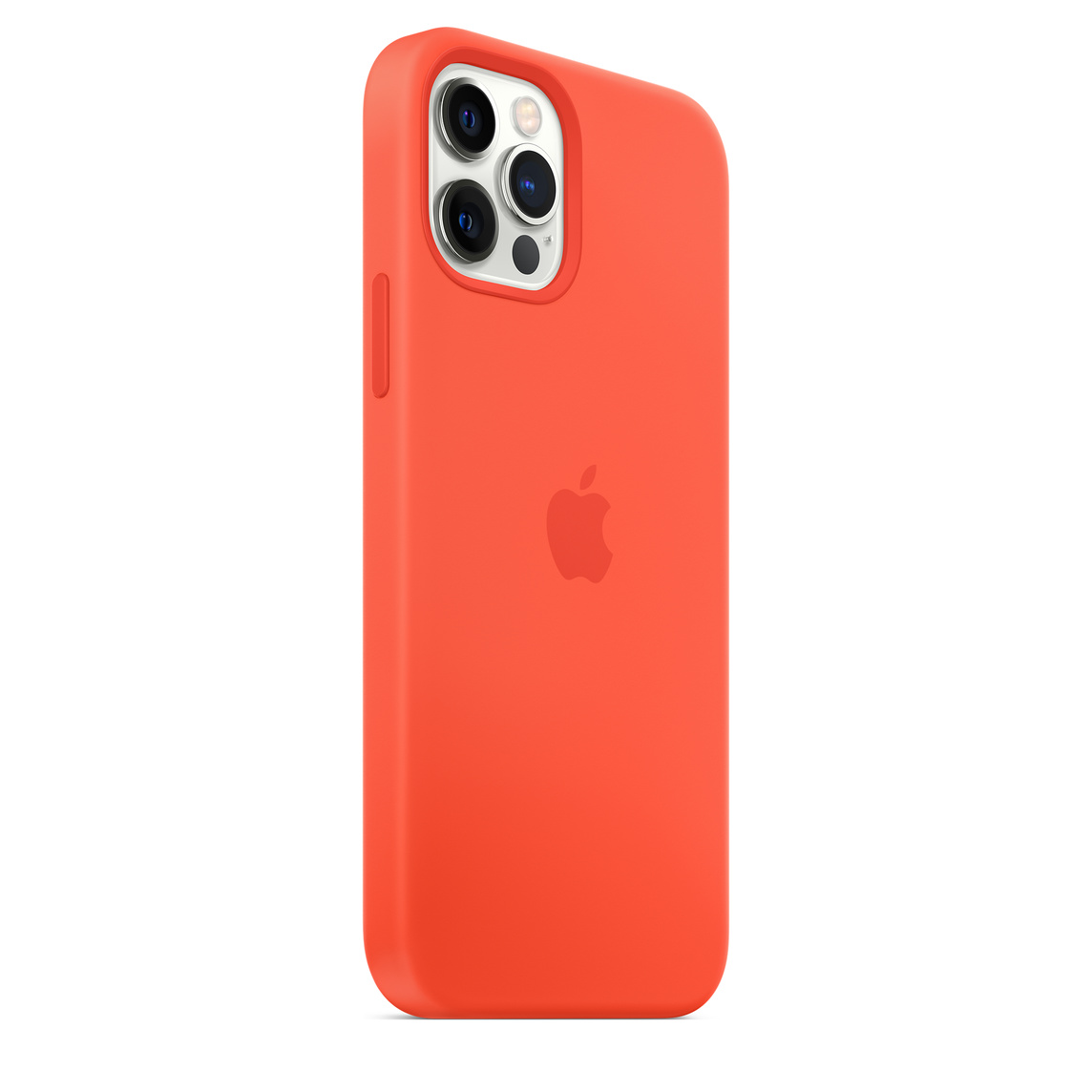 Фото — Чехол Apple MagSafe для iPhone 12/12 Pro, cиликон, «солнечный апельсин»