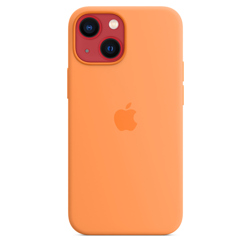 Фото — Силиконовый чехол MagSafe для iPhone 13 mini, «весенняя мимоза»