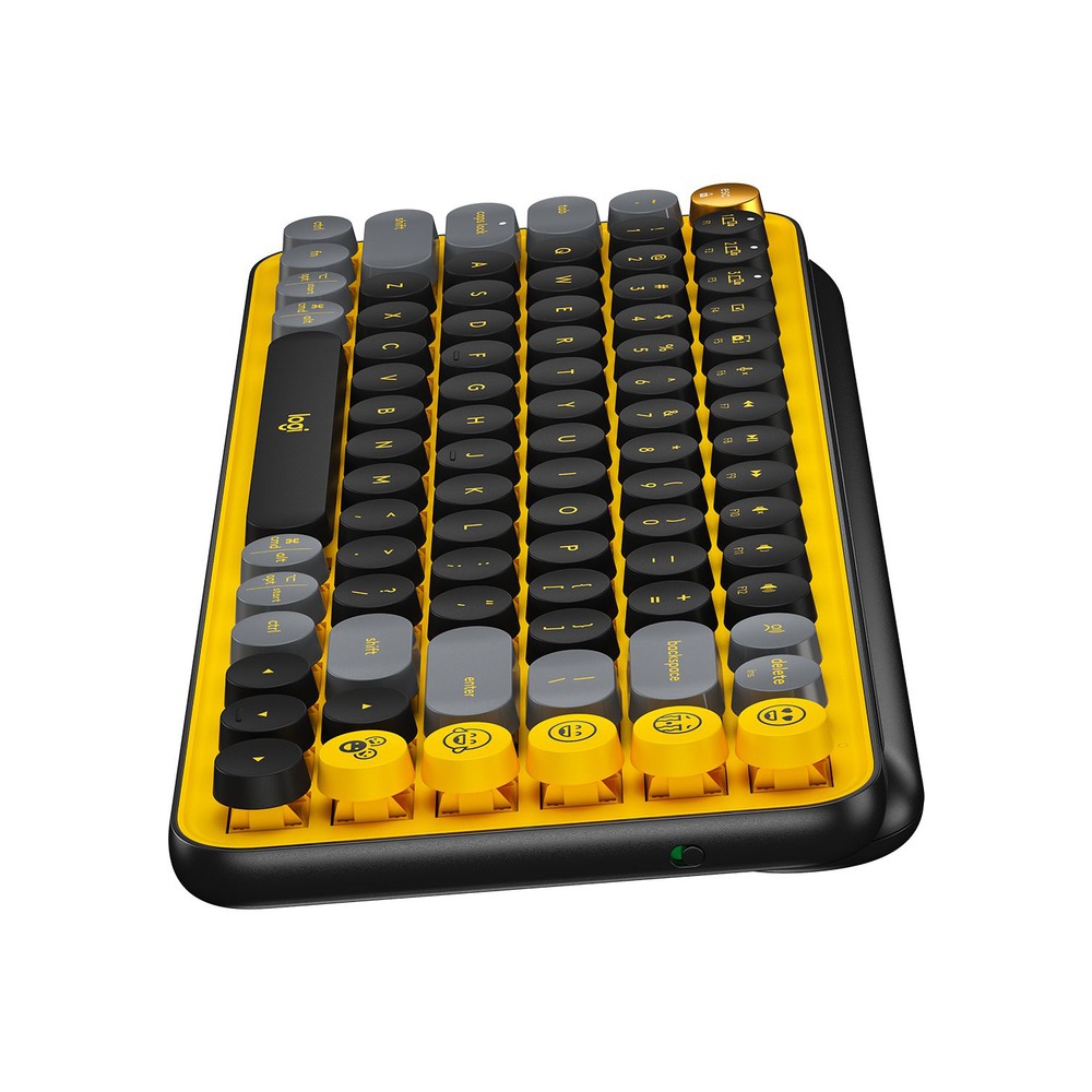 Клавиатура Logitech POP Keys, желтая