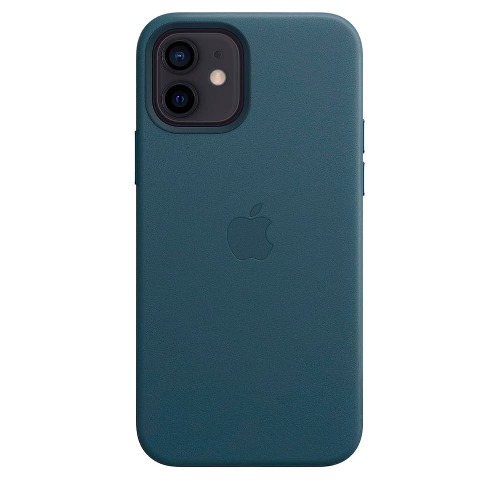 Чехол Apple MagSafe для iPhone 12/12 Pro, кожа, «балтийский синий»