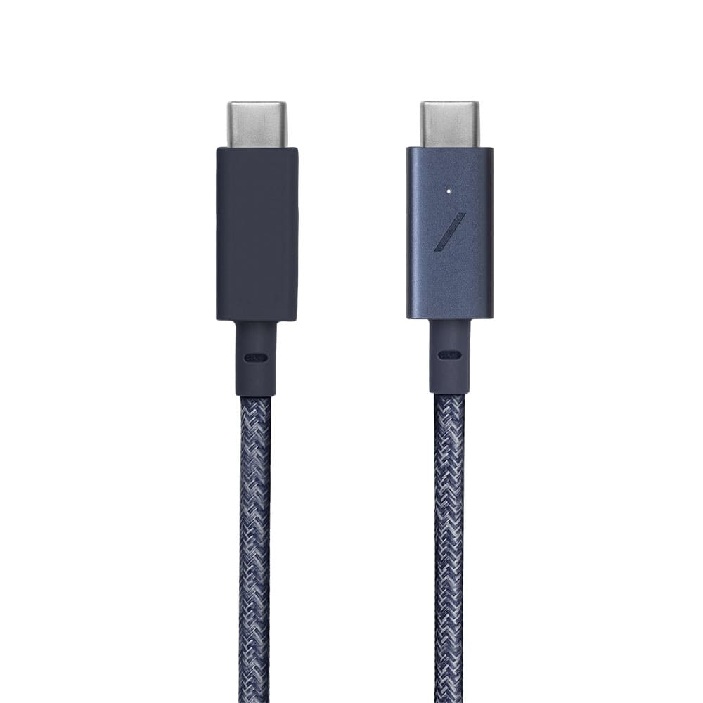 Native Union BELT USB-C/USB-C, 100W, 2,4м, индиго