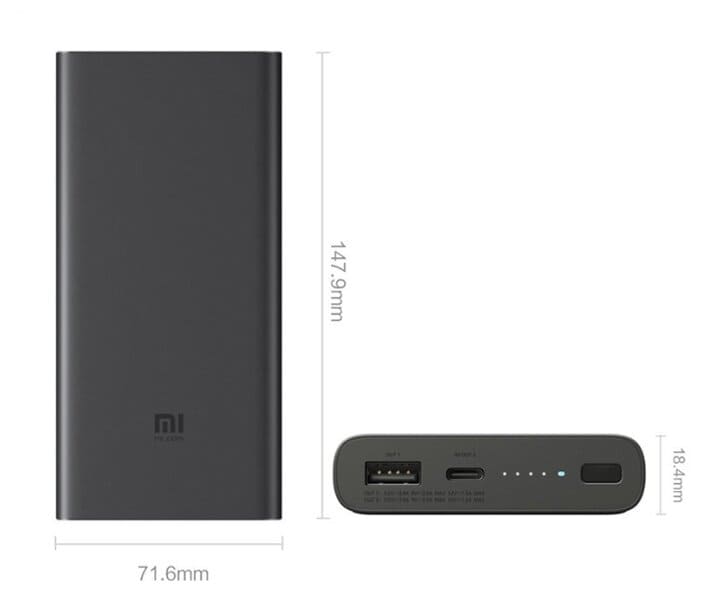 Power Bank Xiaomi 10000mAh Mi Wireless, чёрный