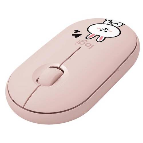 Мышь Logitech Wireless 2 Pebble M350 (Line Friends Collection), розовый