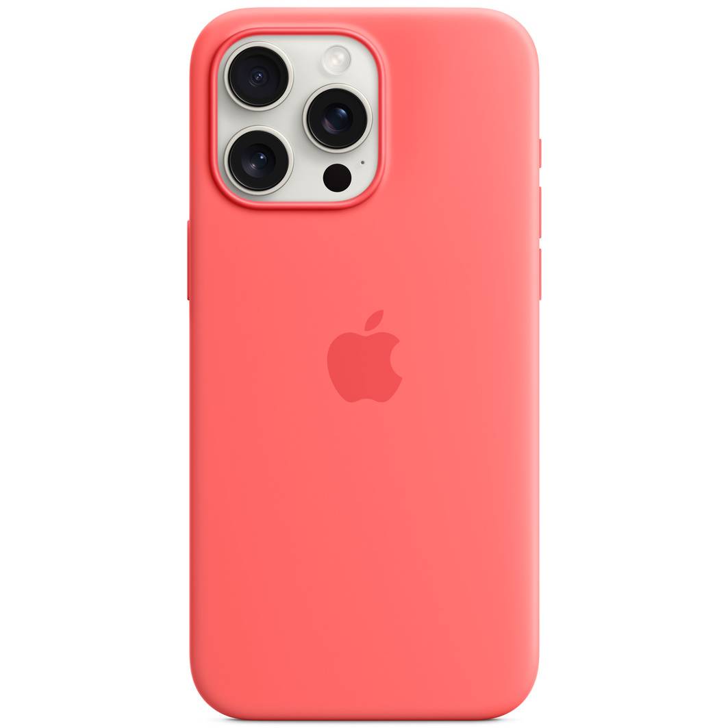 Фото — Чехол для смартфона iPhone 15 Pro Max Silicone Case with MagSafe, Guava