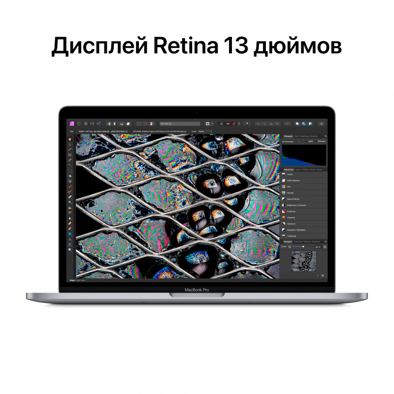 Фото — Apple MacBook Pro 13 (M2 8C/10C 16GB 256GB), «Серый космос»
