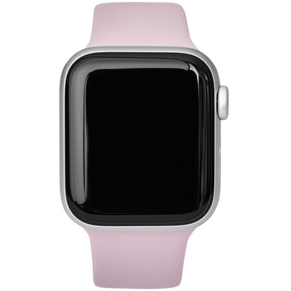 Фото — Ремешок для смарт-часов «vlp» Silicone Band для Apple Watch 42/44 мм, розовый