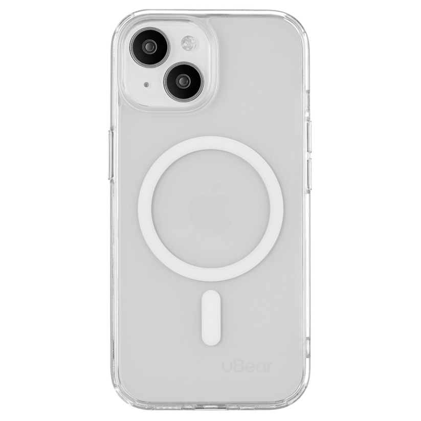 Фото — Чехол для смартфона uBear Real Mag Case для iPhone 15, MagSafe, усиленный, прозрачный