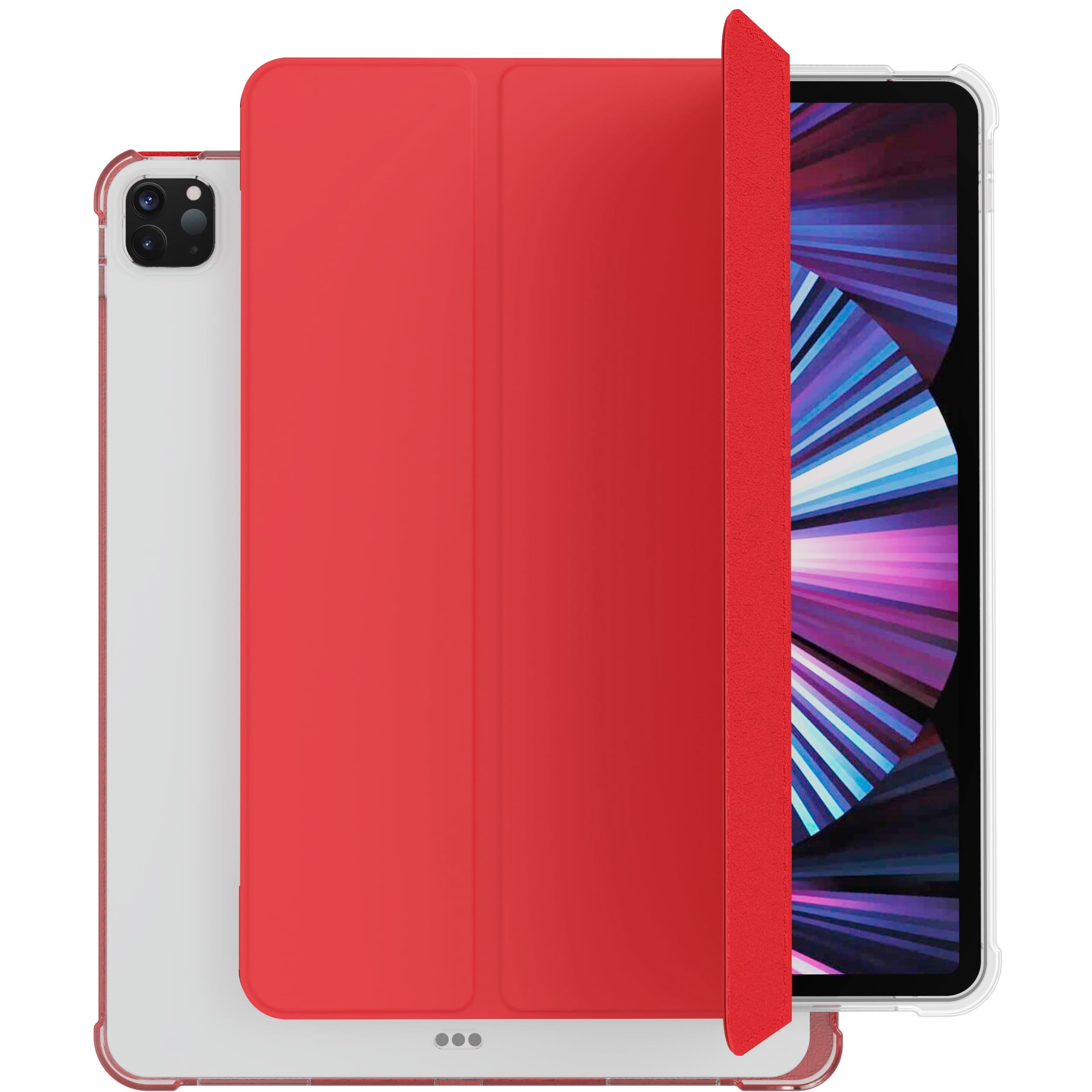 Фото — Чехол vlp для iPad Pro 2021 (12.9") Dual Folio, красный