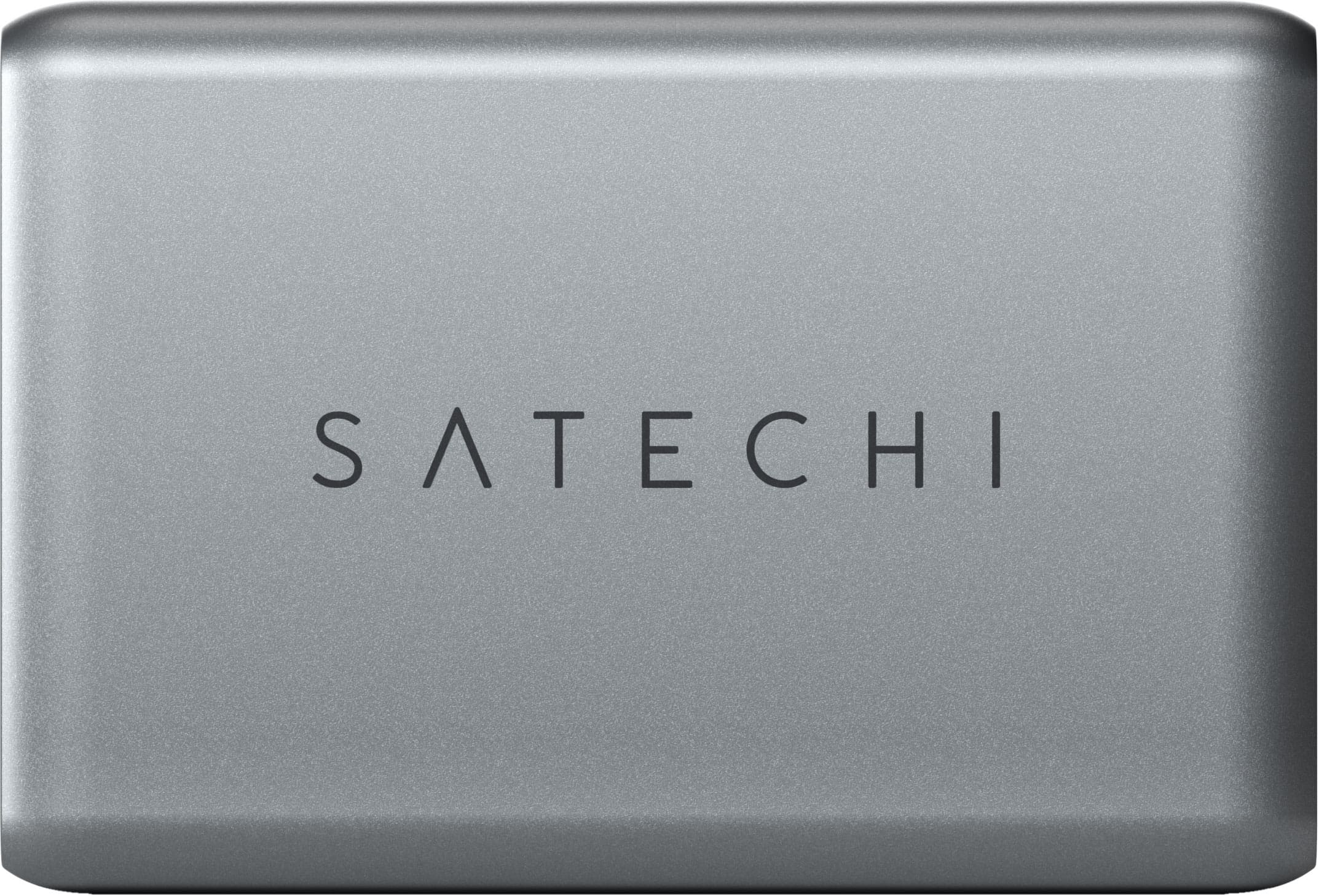 Зарядное устройство Satechi Compact GaN Charger 100W Type-C PD, «серый космос»