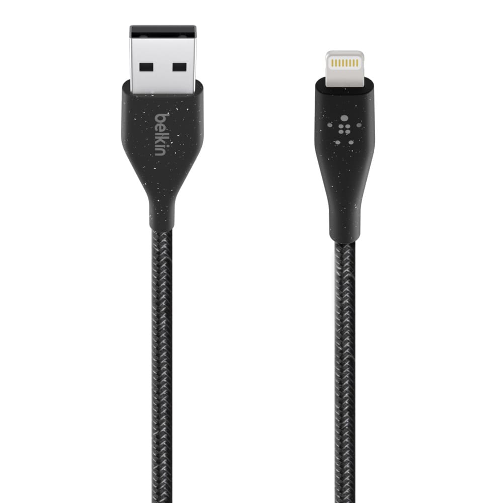 Кабель Belkin DURATEK PLUS, Lightning - USB-A, 3м, черный
