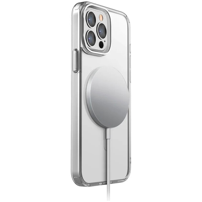 Фото — Чехол Uniq Lifepro Xtreme MagSafe для iPhone 13 Pro Max, прозрачный