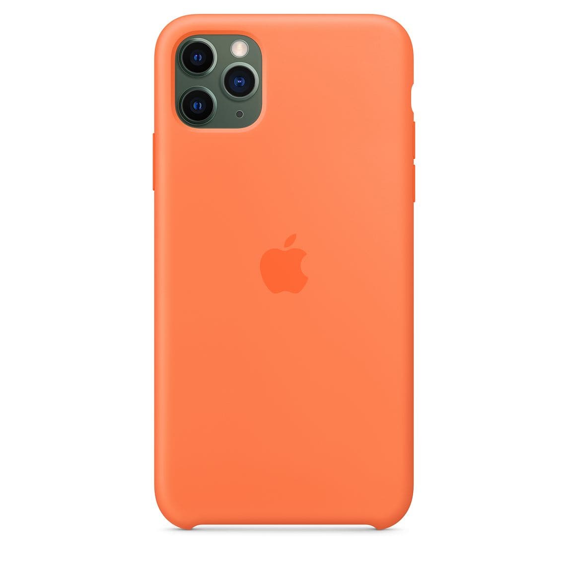 Чехол для смартфона Apple для iPhone 11 Pro Max, силикон, «оранжевый витамин»
