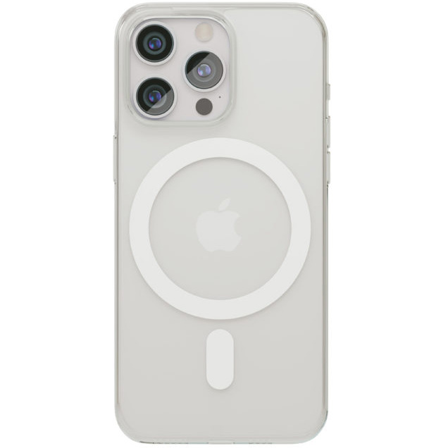 Фото — Чехол для смартфона "vlp" Diamond Case с MagSafe для iPhone 15 Pro, прозрачный