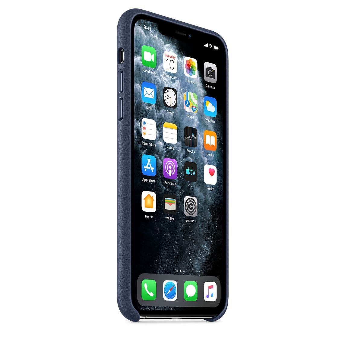 Чехол для смартфона Apple для iPhone 11 Pro Max Leather, тёмно-синий
