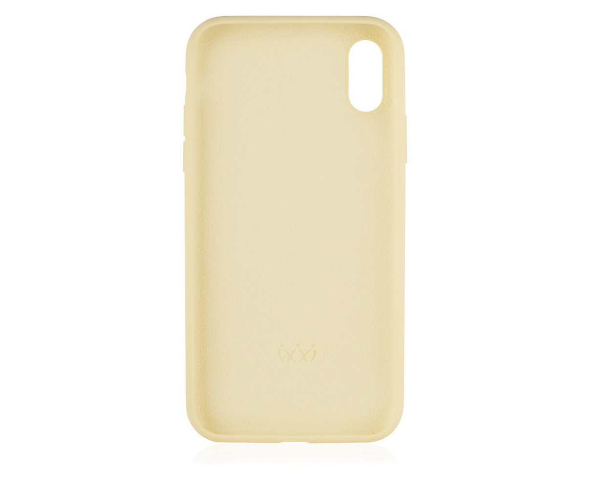Чехол для смартфона vlp Silicone Сase для iPhone XR, желтый