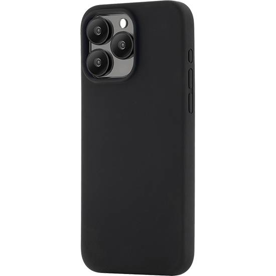 Фото — Чехол для смартфона uBear Touch Mag Case, iPhone 15 Pro Max, MagSafe, силикон, черный