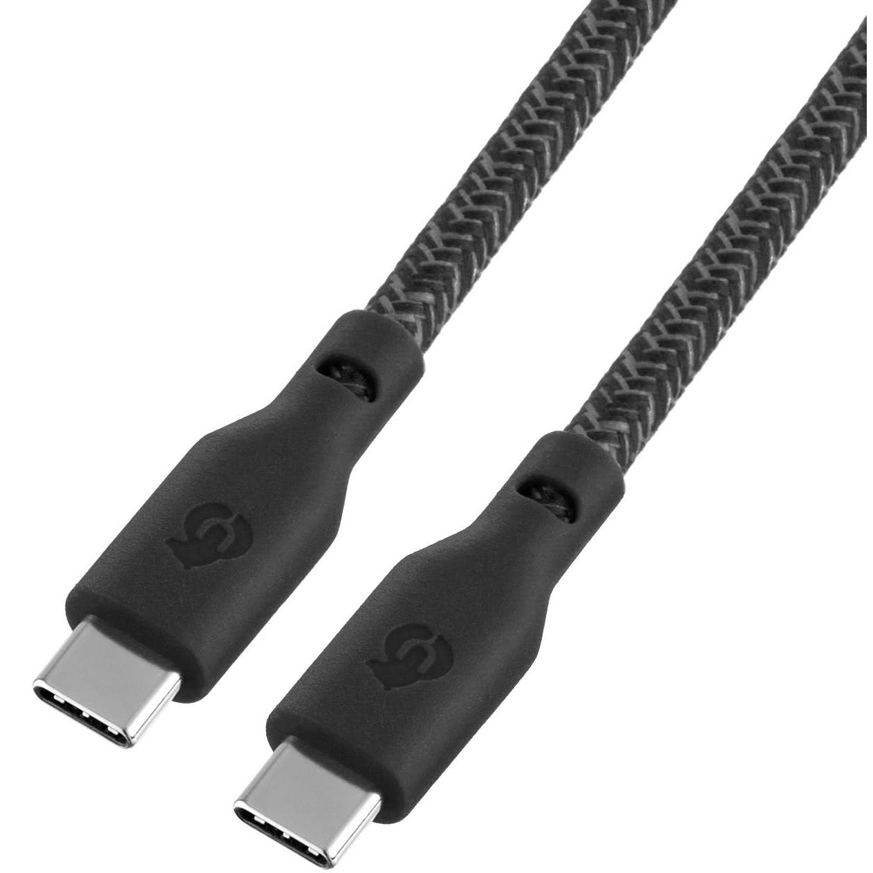 Кабель uBear Trend Cable USB-C/USB-C 2.4м, 140W, черный