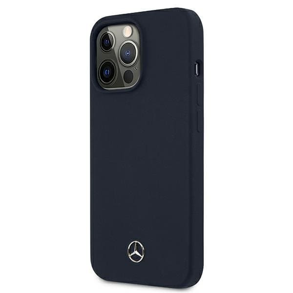 Фото — Чехол для смартфона Mercedes Liquid silicone для iPhone 13 Pro Max, синий