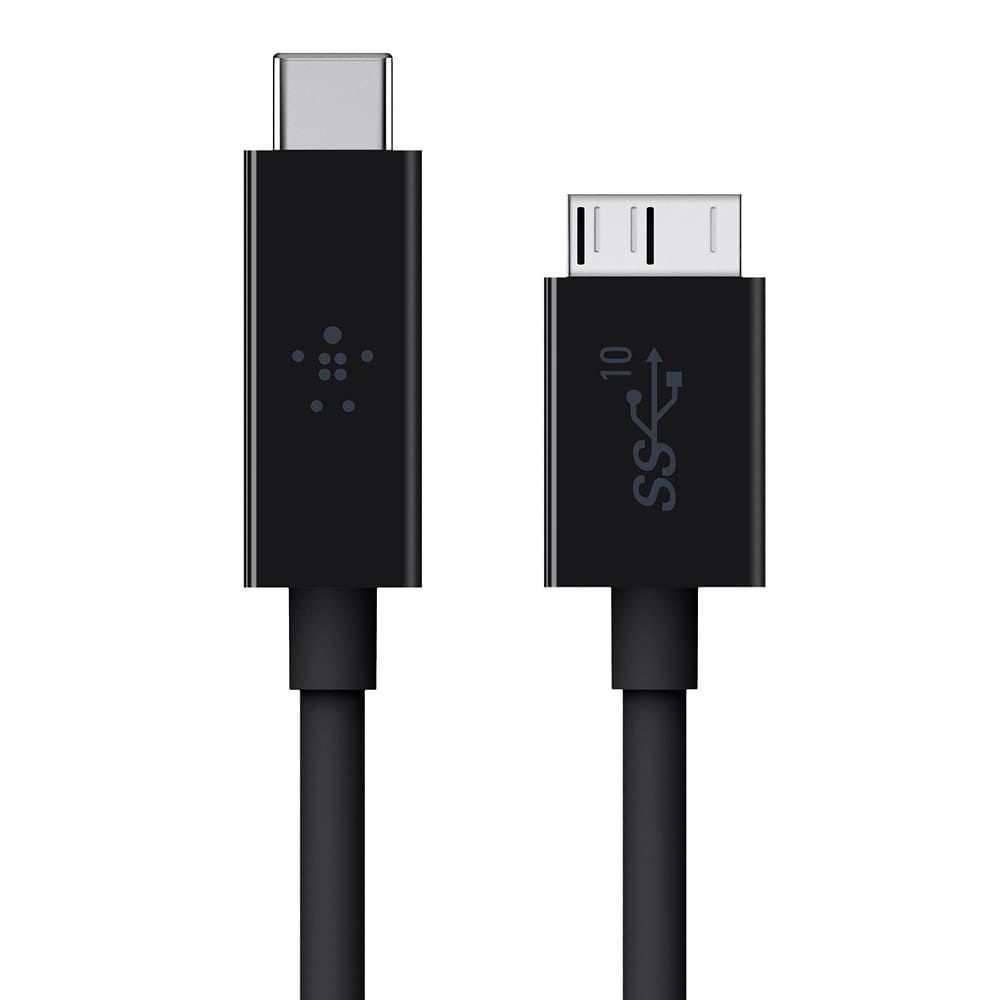 Кабель Belkin USB-C - micro-USB, 1м, черный