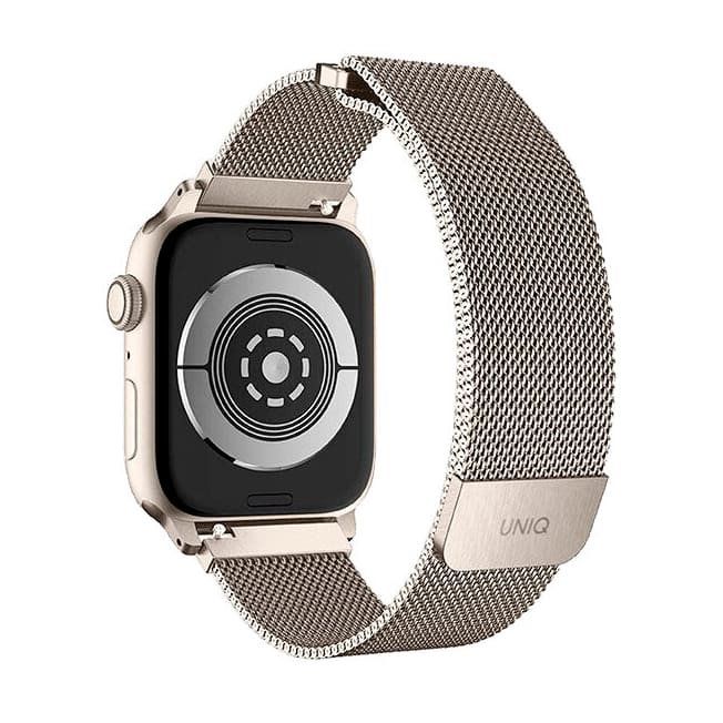 Ремешок Uniq для Apple Watch 41/40/38 mm Dante Strap Mesh Steel, «сияющая звезда»