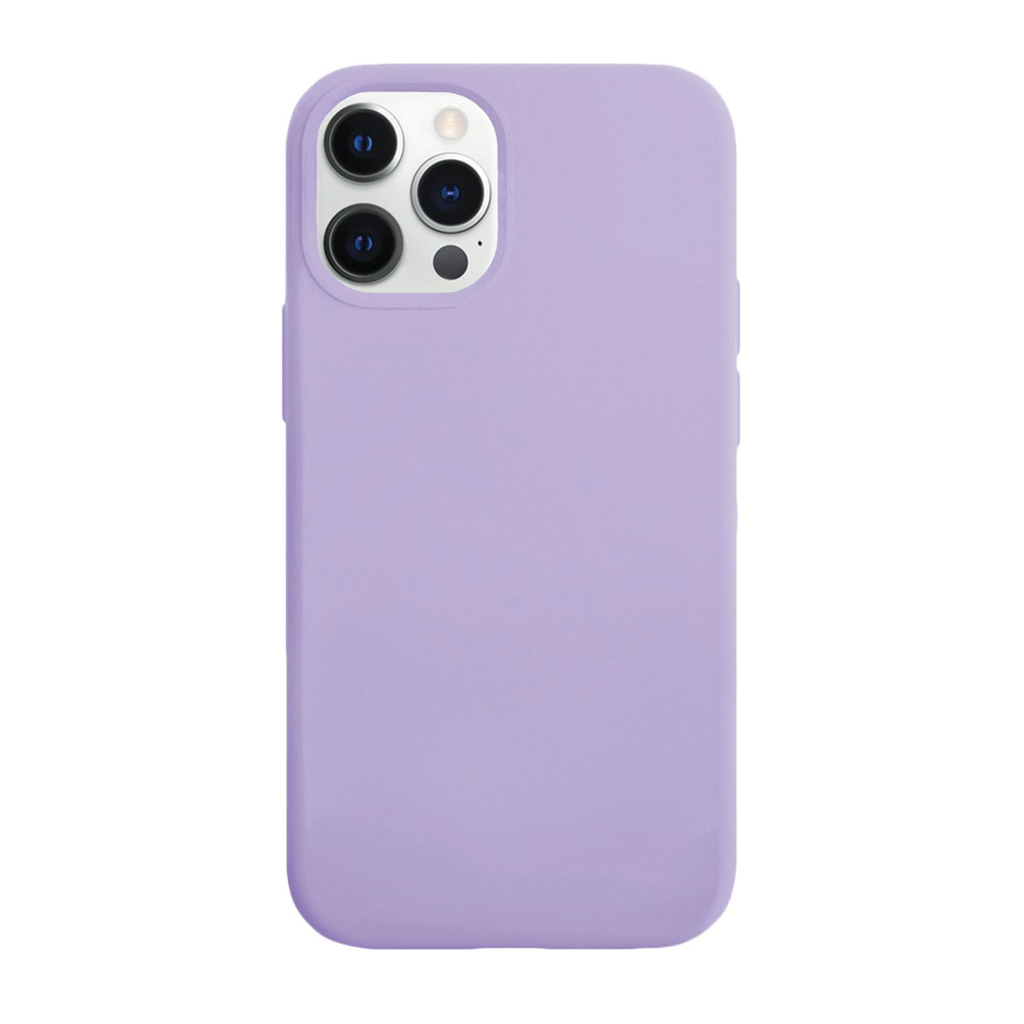 Фото — Чехол защитный «vlp» Silicone Сase для iPhone 12/12 Pro, фиолетовый