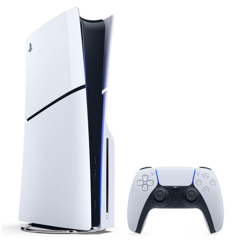 Фото — Игровая приставка Sony PlayStation 5 Slim, белый