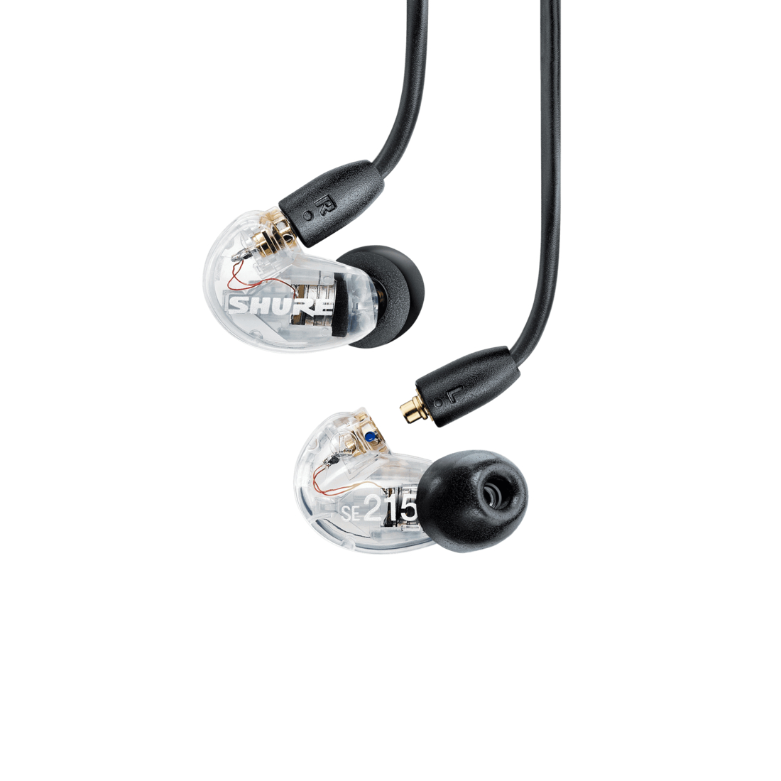 Фото — Наушники Shure AONIC SE215DYBK+UNI-EFS, прозрачный