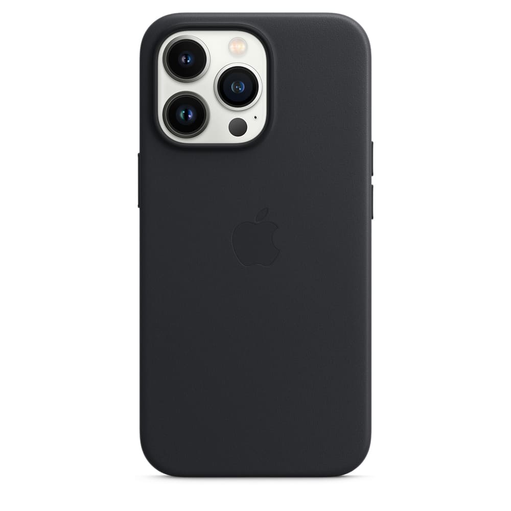 Фото — Чехол для смартфона MagSafe для iPhone 13 Pro, кожа, «тёмная ночь»