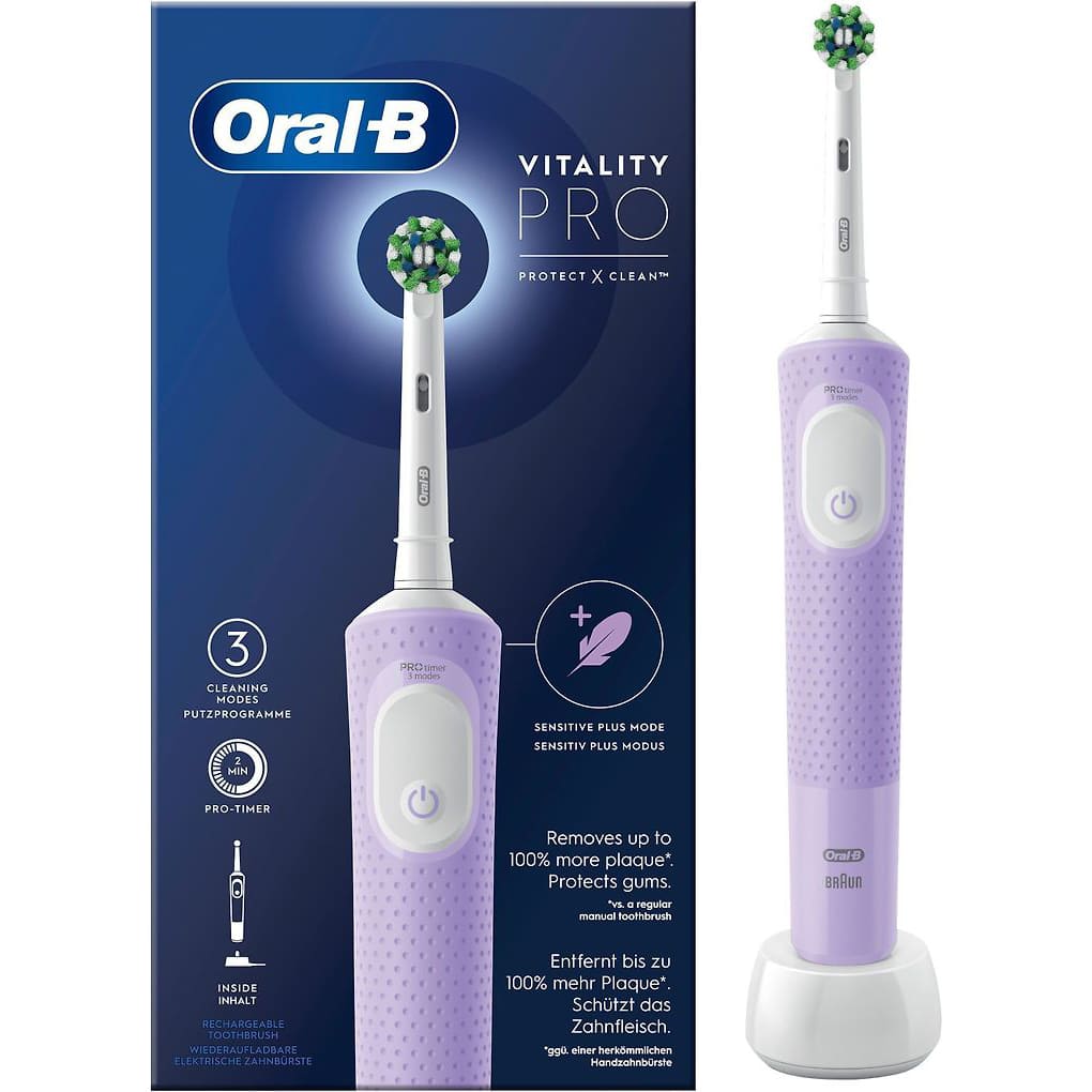 Фото — Электрическая зубная щетка Oral-B Vitality Pro, фиолетовый