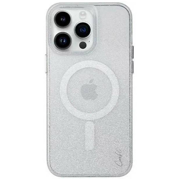 Фото — Чехол для смартфона Uniq для iPhone 14 Pro COEHL Lumino Sparkling, серебристый (MagSafe)