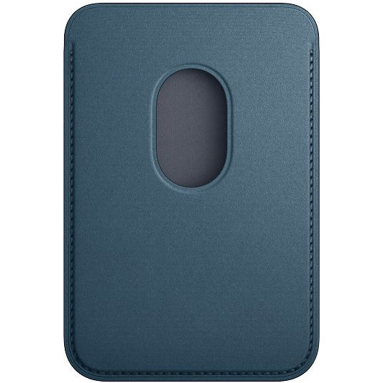 Фото — Чехол-бумажник Apple iPhone FineWoven Wallet with MagSafe - Pacific Blue