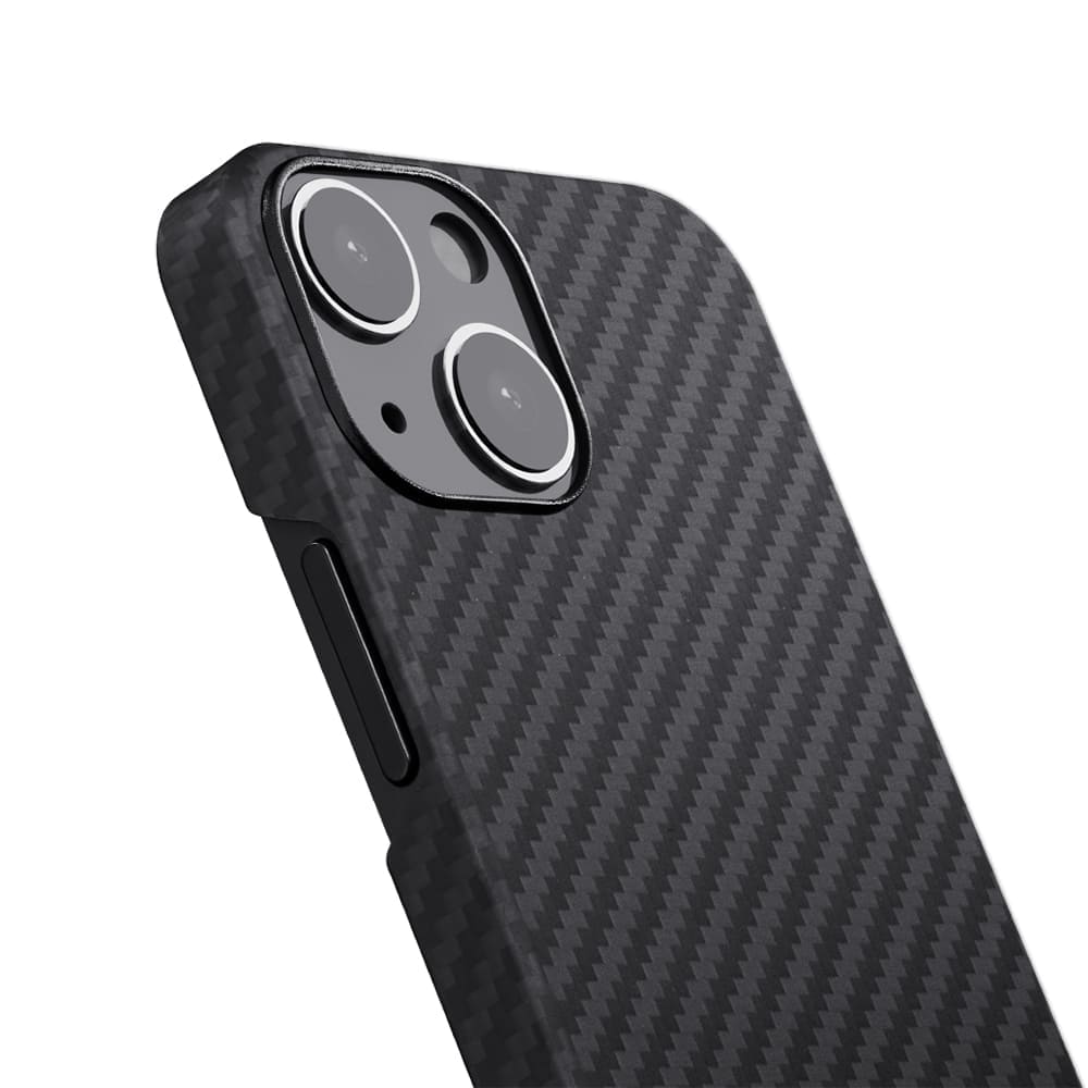 Фото — Чехол для смартфона Pitaka MagEZ Case 2 для iPhone 13, арамид, черно-серый